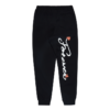 999 Club Burning Hearts Sweatpants Black