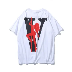 Vlone Detroit Stripper Tee white bakc